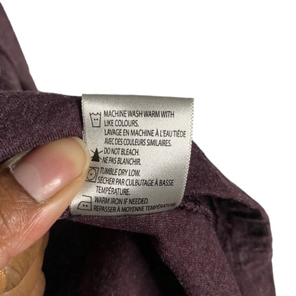 Denver Hayes Vintage Purple Long Sleeve Crewneck Shirt - Picture 6 of 7